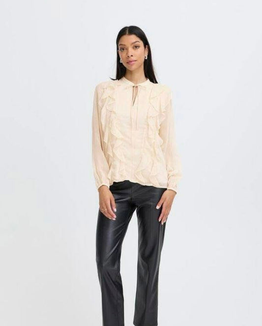 B YOUNG Gijo Frill Blouse 20818322