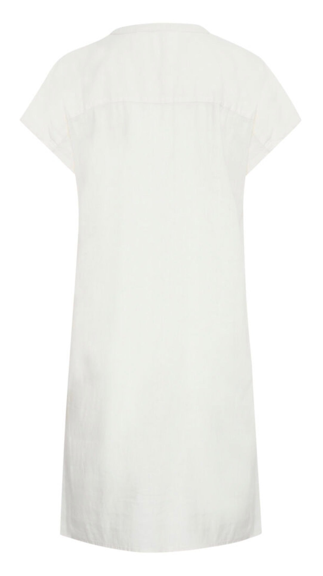 B YOUNG FALAKKA V NECK DRESS 20811336 MARSHMALLOW