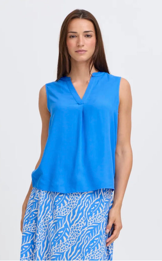 B YOUNG MMJOELLA SLEEVELESS TOP 20818772 NEBULAS BLUE