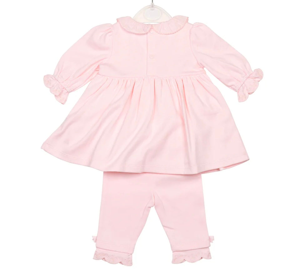 MINTINI DRESS & LEGGINGS SET - PINK MB6704/MB6704A
