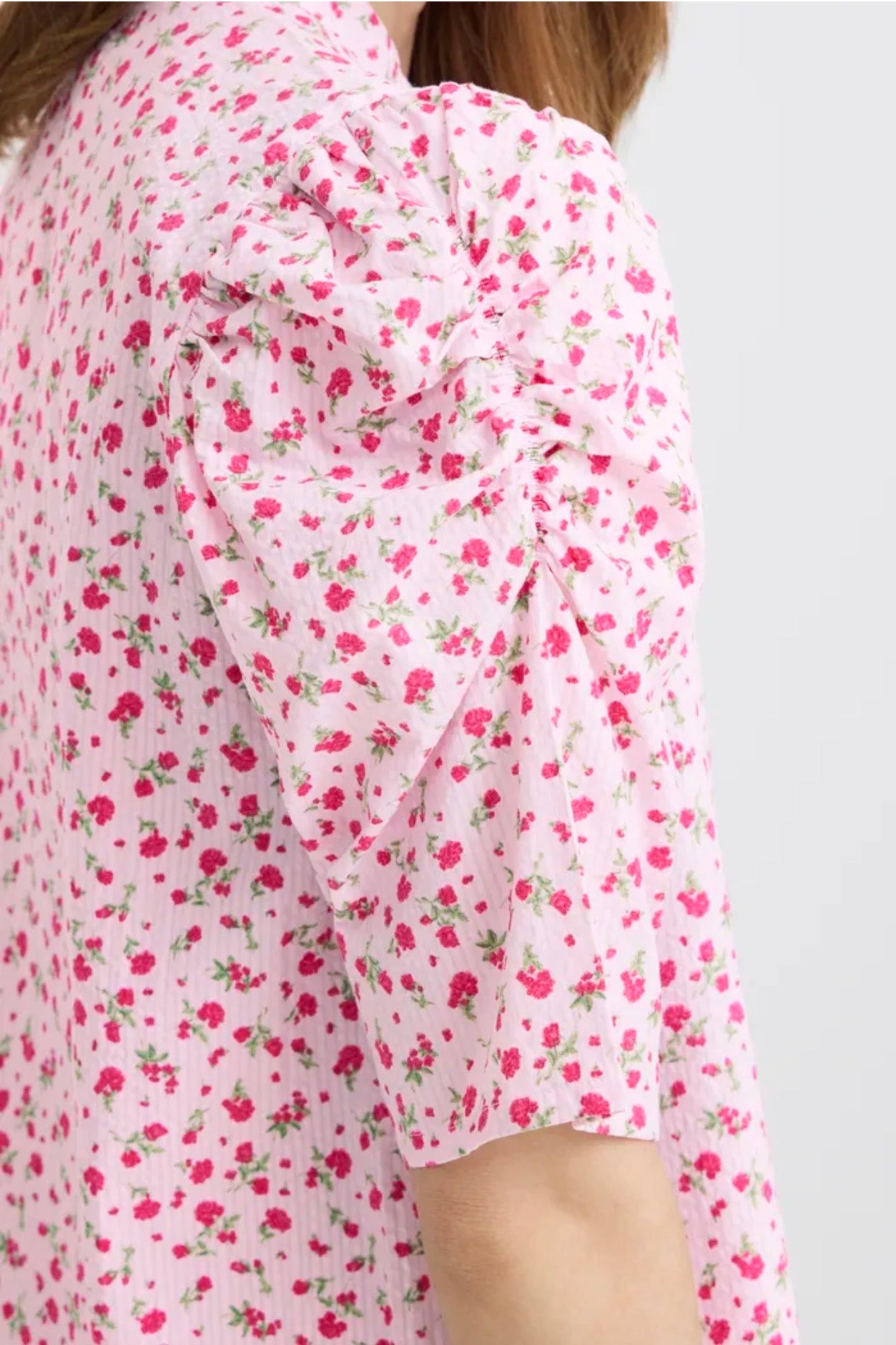 ICHI QWIN BLOUSE 20123471 LIGHT PINK/AZALEA FLOWER