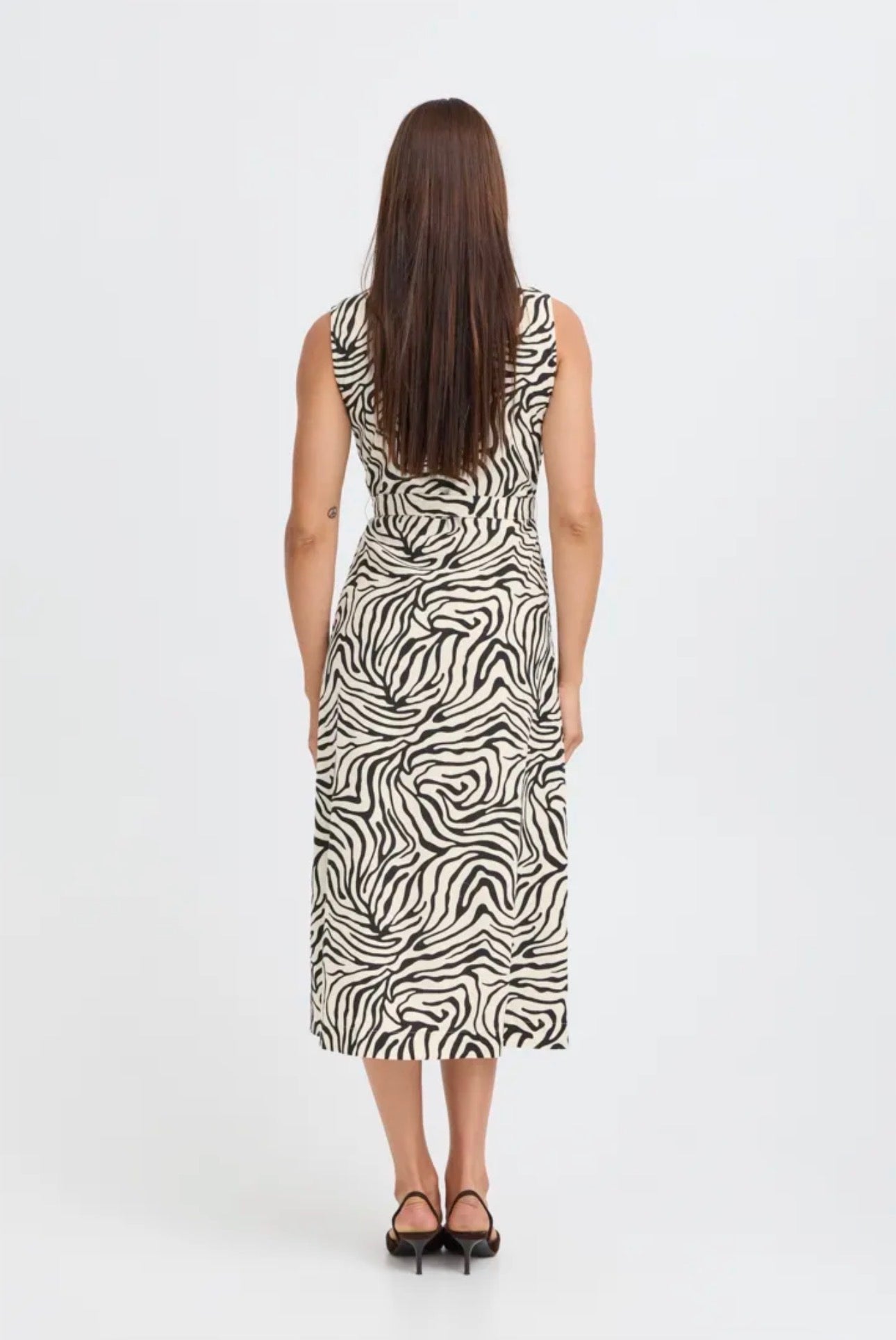 B YOUNG FALAKKA BUTTON DRESS 20818826 METEORITE ANIMAL