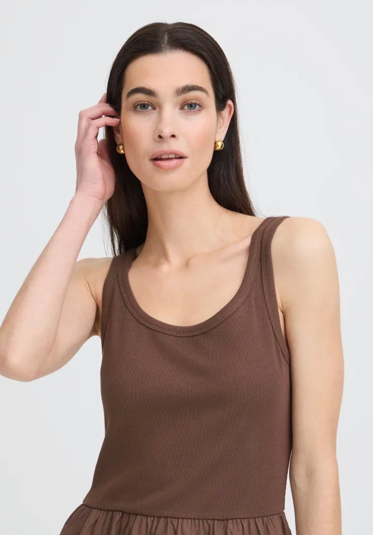 B YOUNG SUNNIA DRESS 20818936 FRENCH ROAST