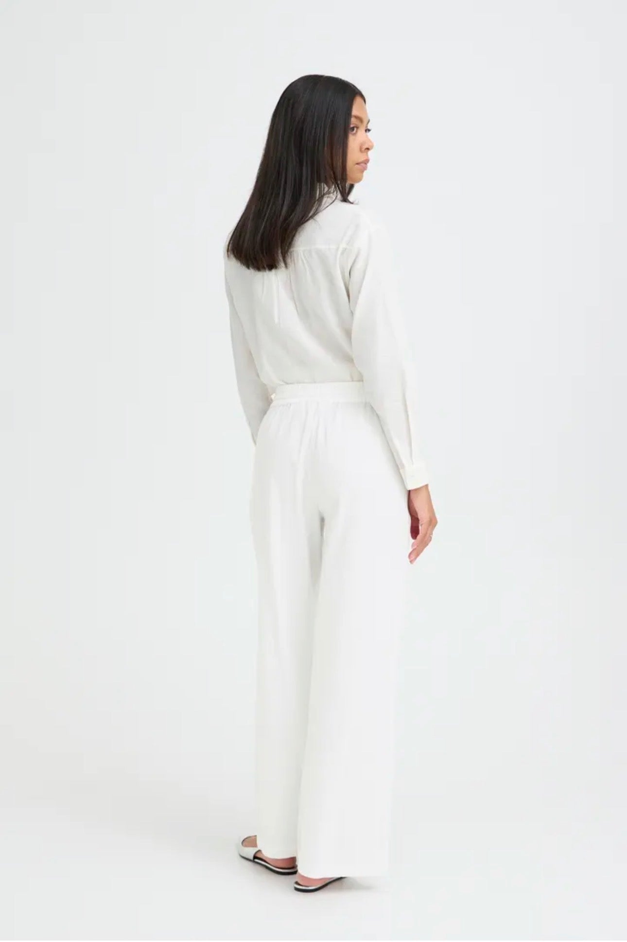 B YOUNG ELLANA PANTS 20818986 OPTICAL WHITE
