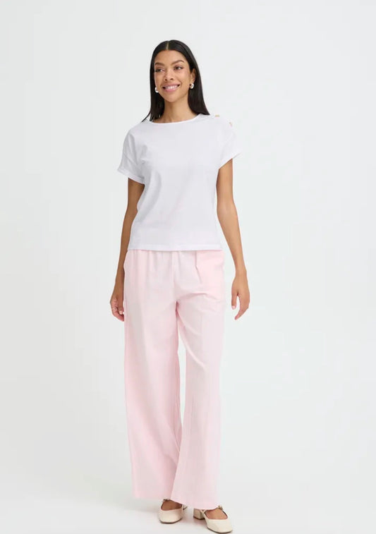 B YOUNG SILANY T-SHIRT 20818975 OPTICAL WHITE