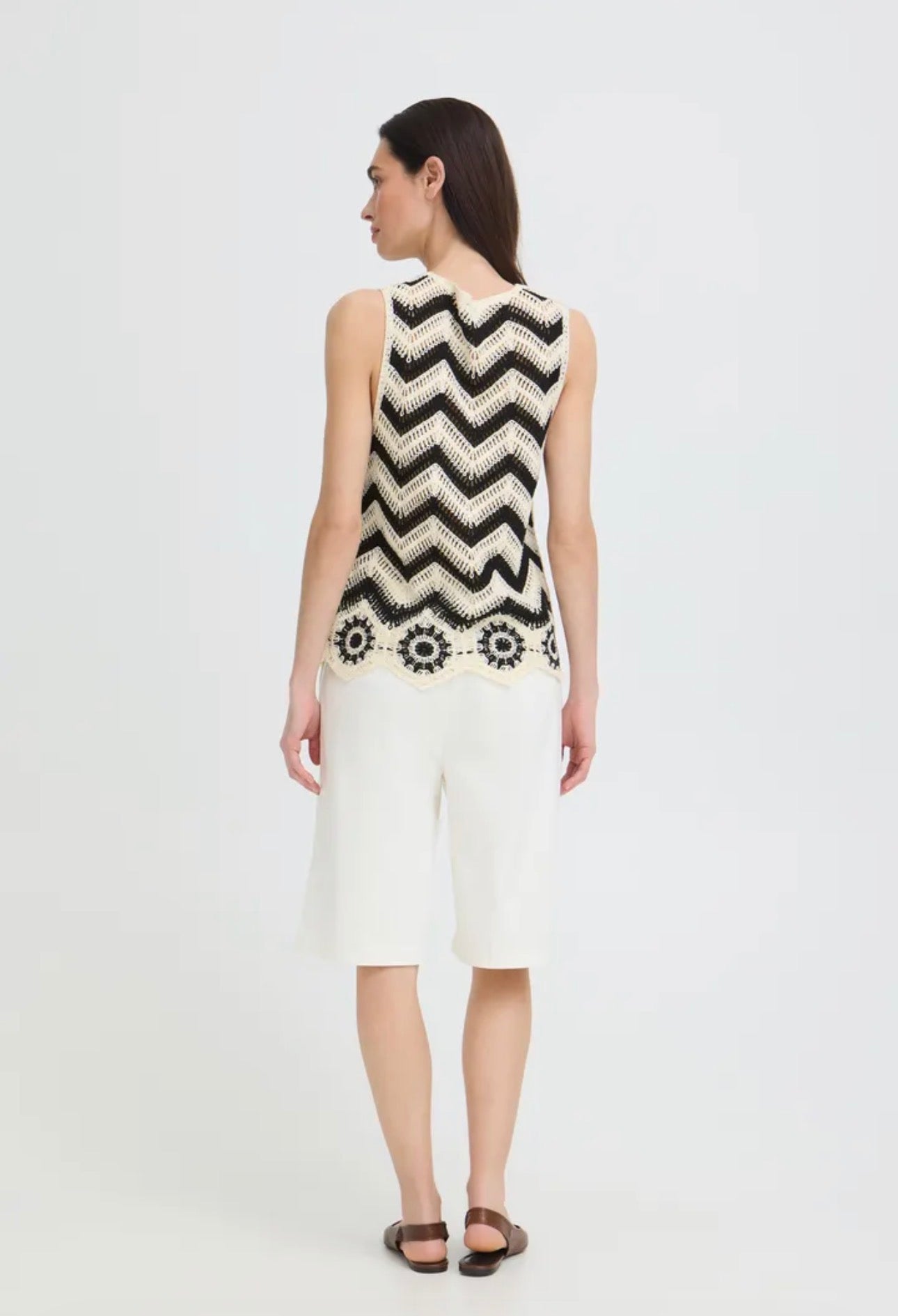 B YOUNG OESRA SLIPOVER 20818942 BIRCH STRIPE