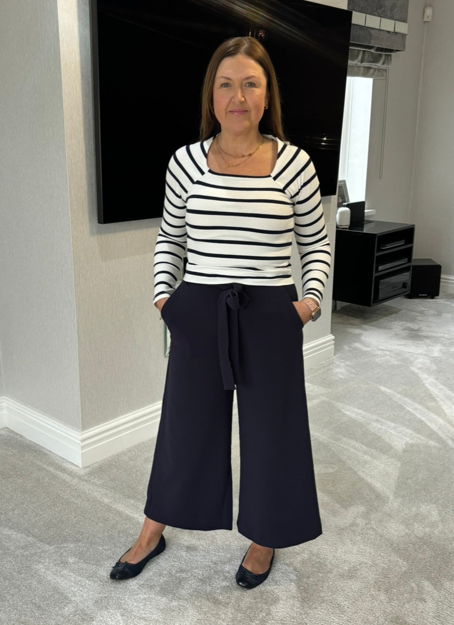 French Connection Whisper Belted Culottes