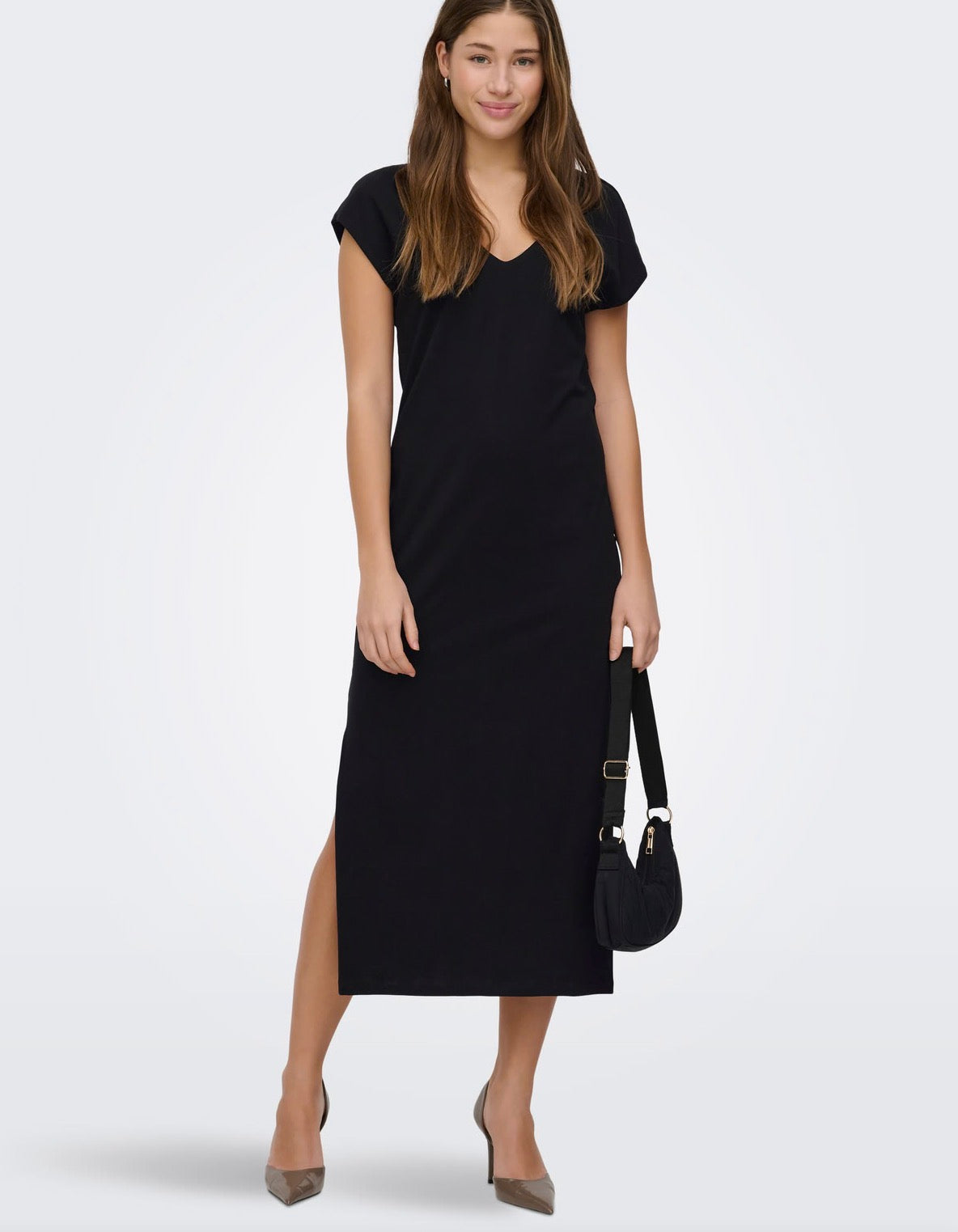 ONLY MARA SS T-SHIRT DRESS BLACK