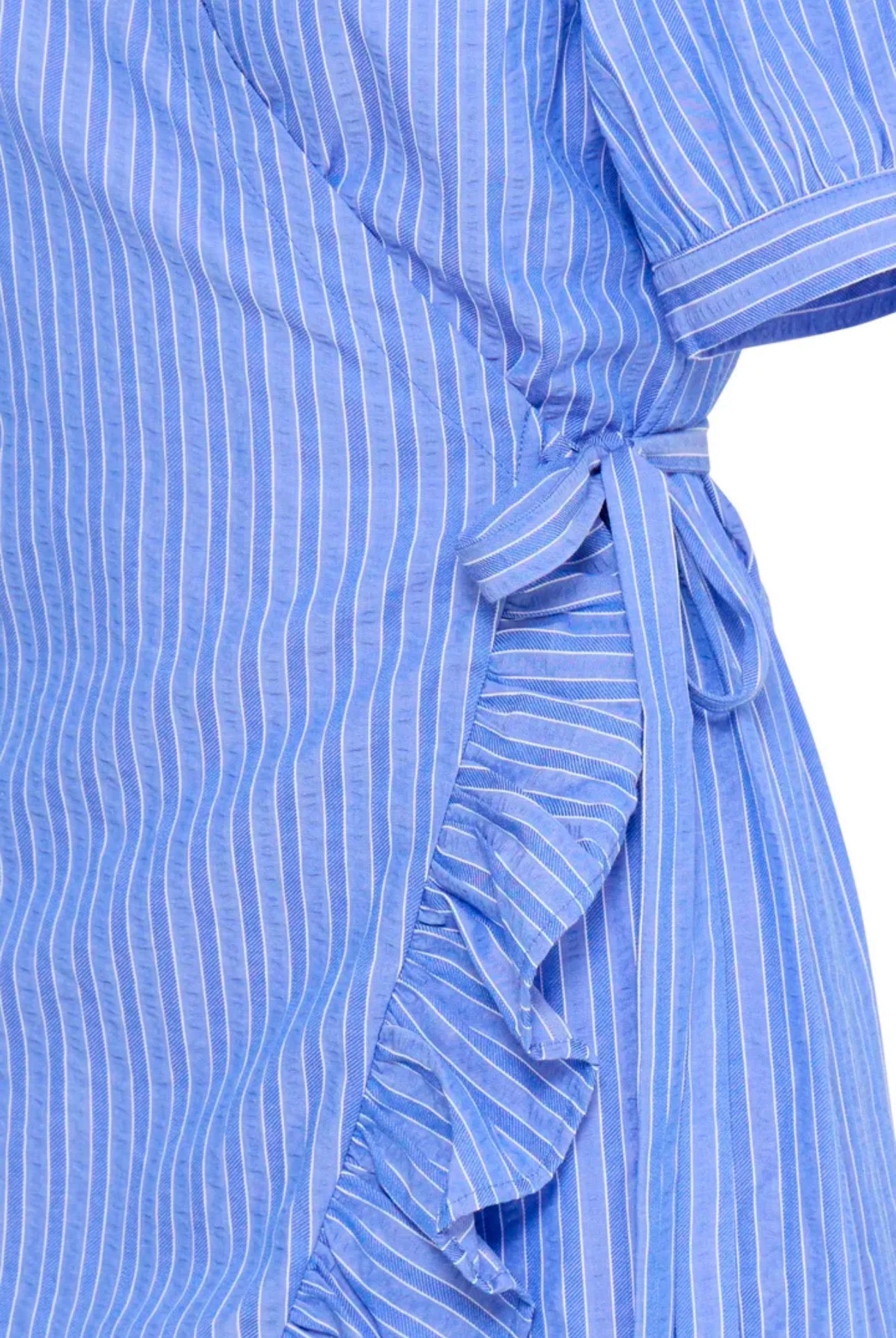 B YOUNG JAIDEN DRESS NEBULAS BLUE STRIPE