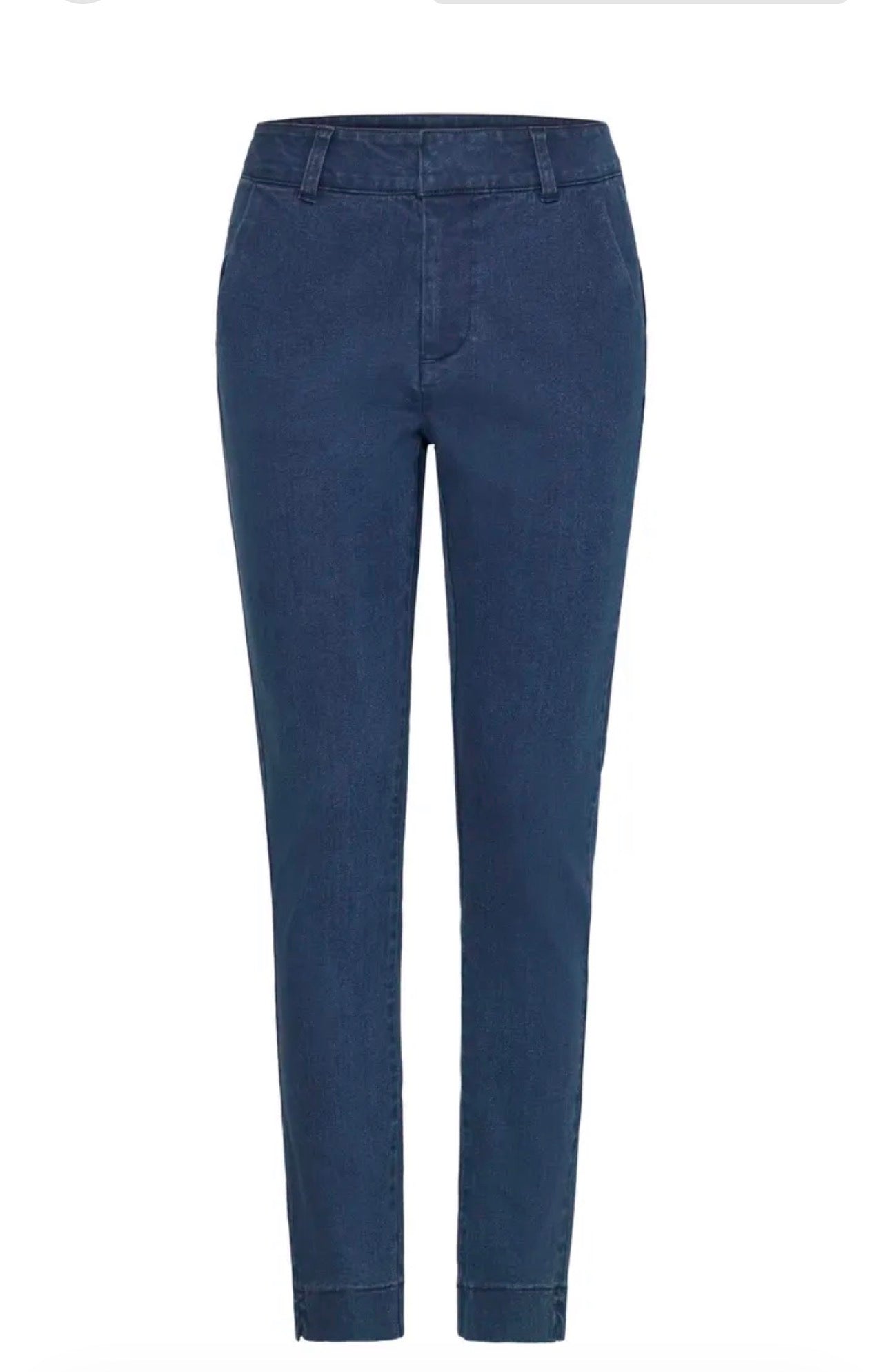 B YOUNG KAFKA DIXI CHINO JEANS - MID BLUE DENIM