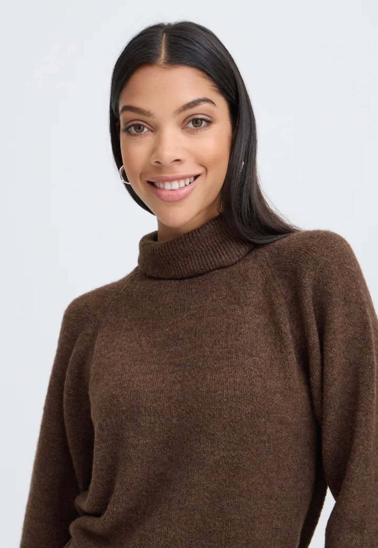 B YOUNG MONNA ROLLNECK - JAVA MELANGE