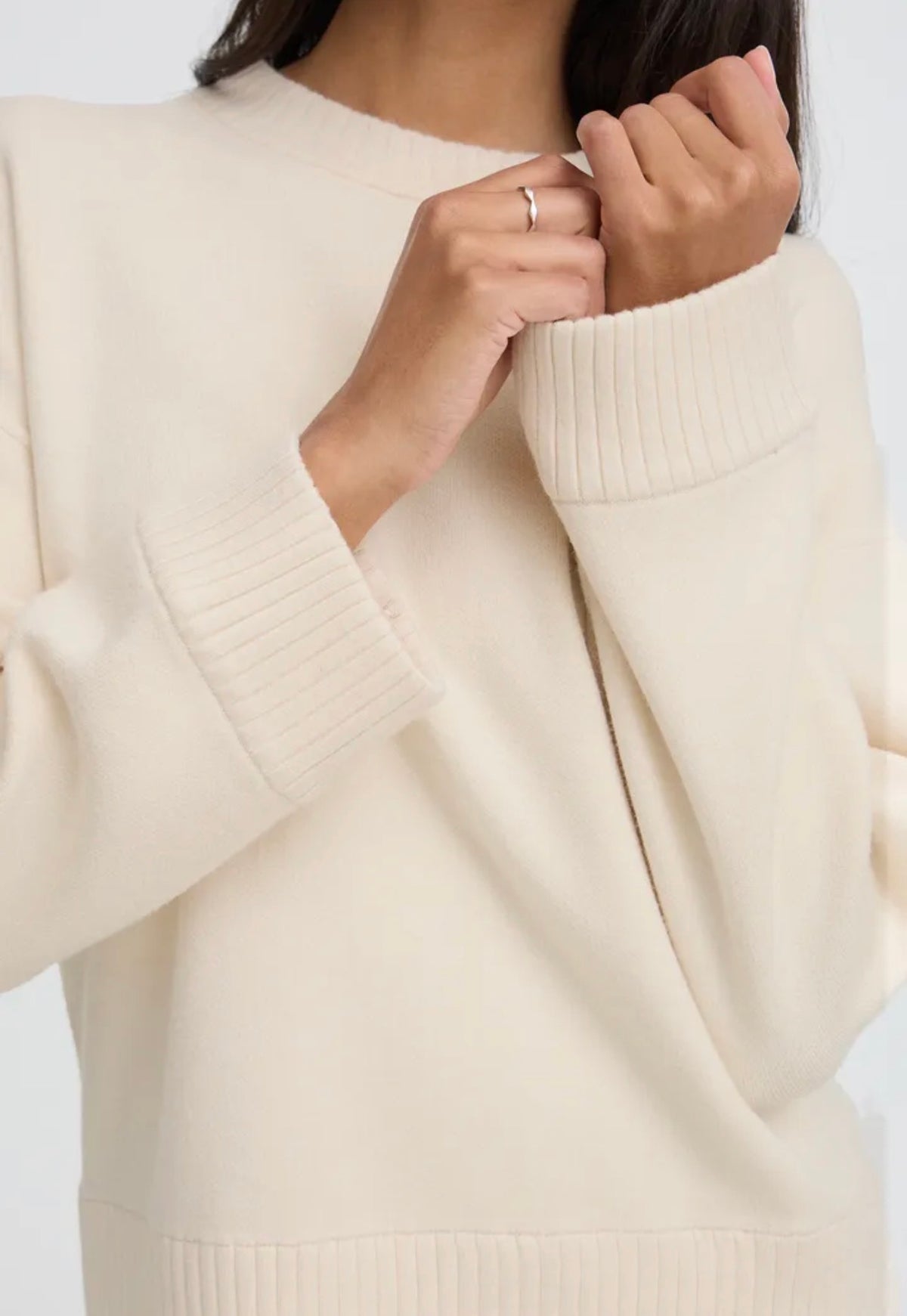 B YOUNG OTARI JUMPER - BIRCH