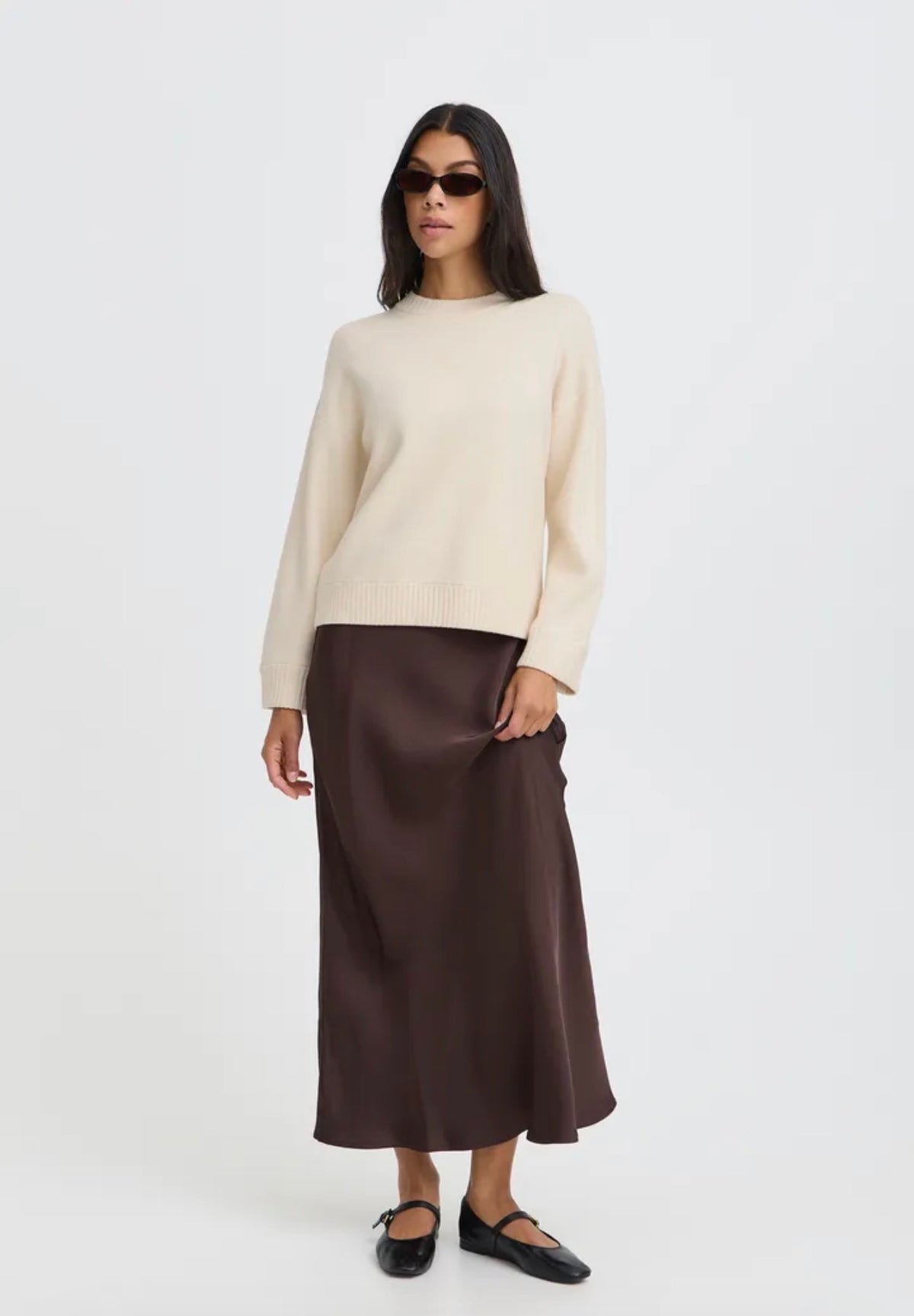 B YOUNG OTARI JUMPER - BIRCH