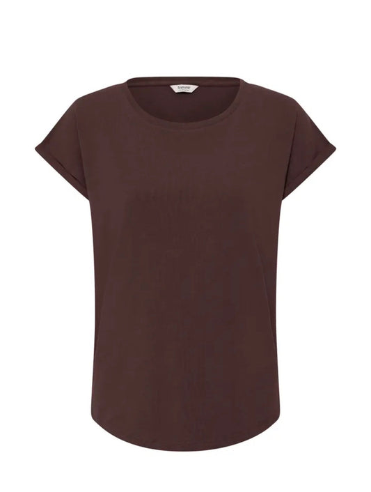 B YOUNG PAMILA SS T-SHIRT - FUDGE