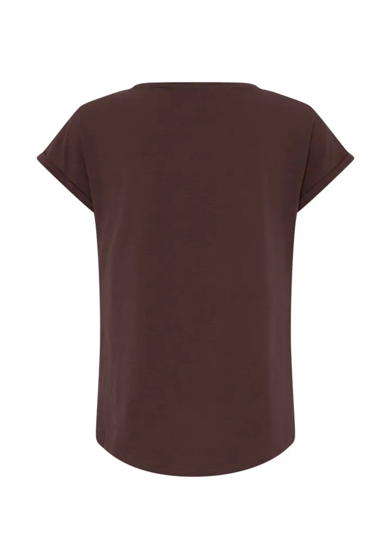 B YOUNG PAMILA SS T-SHIRT - FUDGE