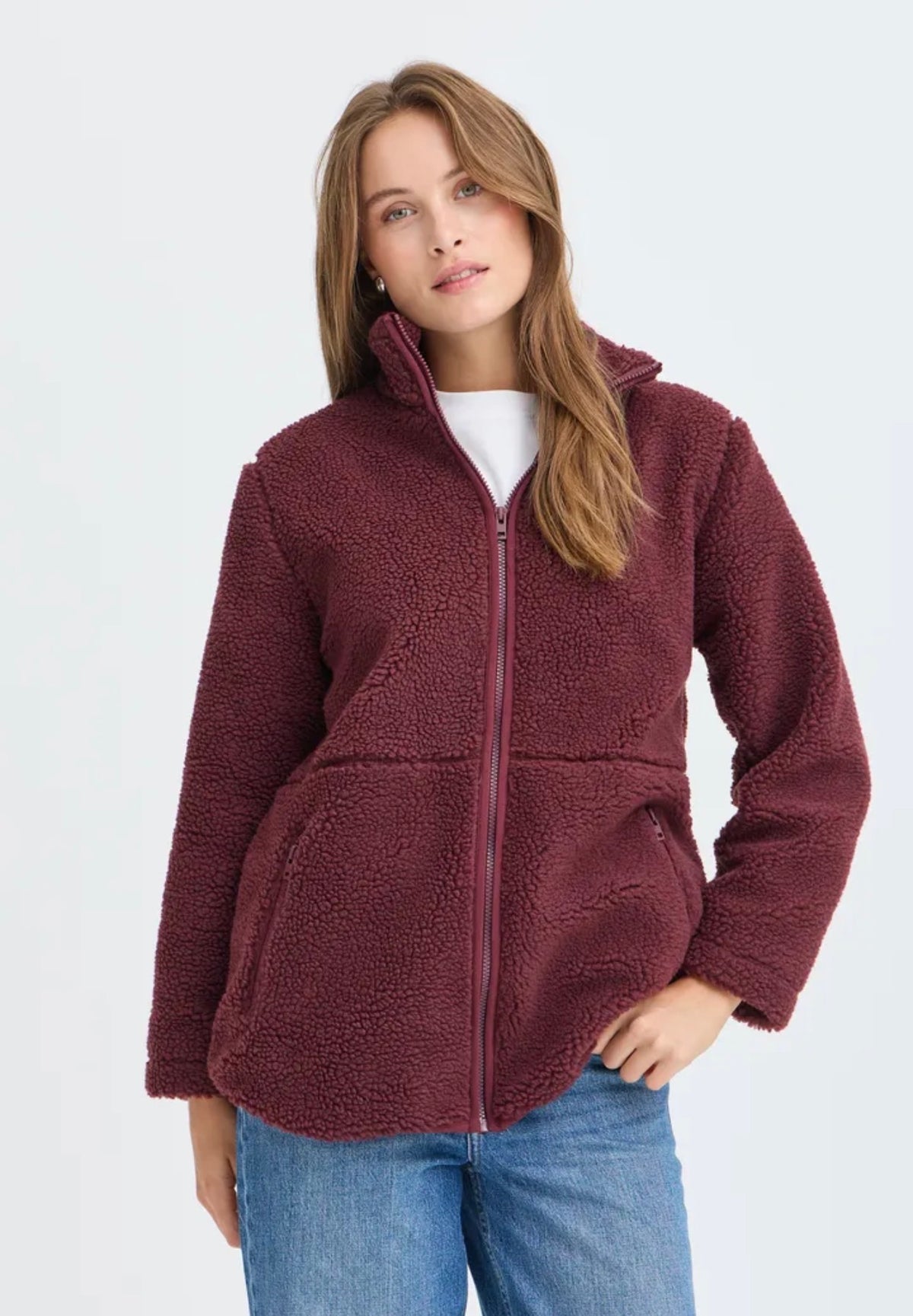 B YOUNG ALEA CURVE JACKET - FIG