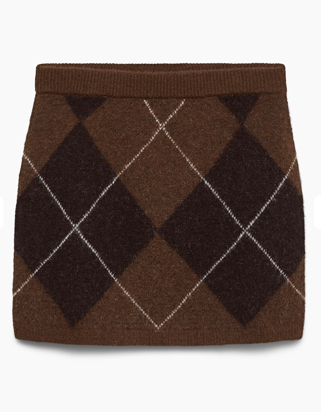 VERO MODA DARLA SHORT SKIRT - CHOCOLATE/COCOA BROWN