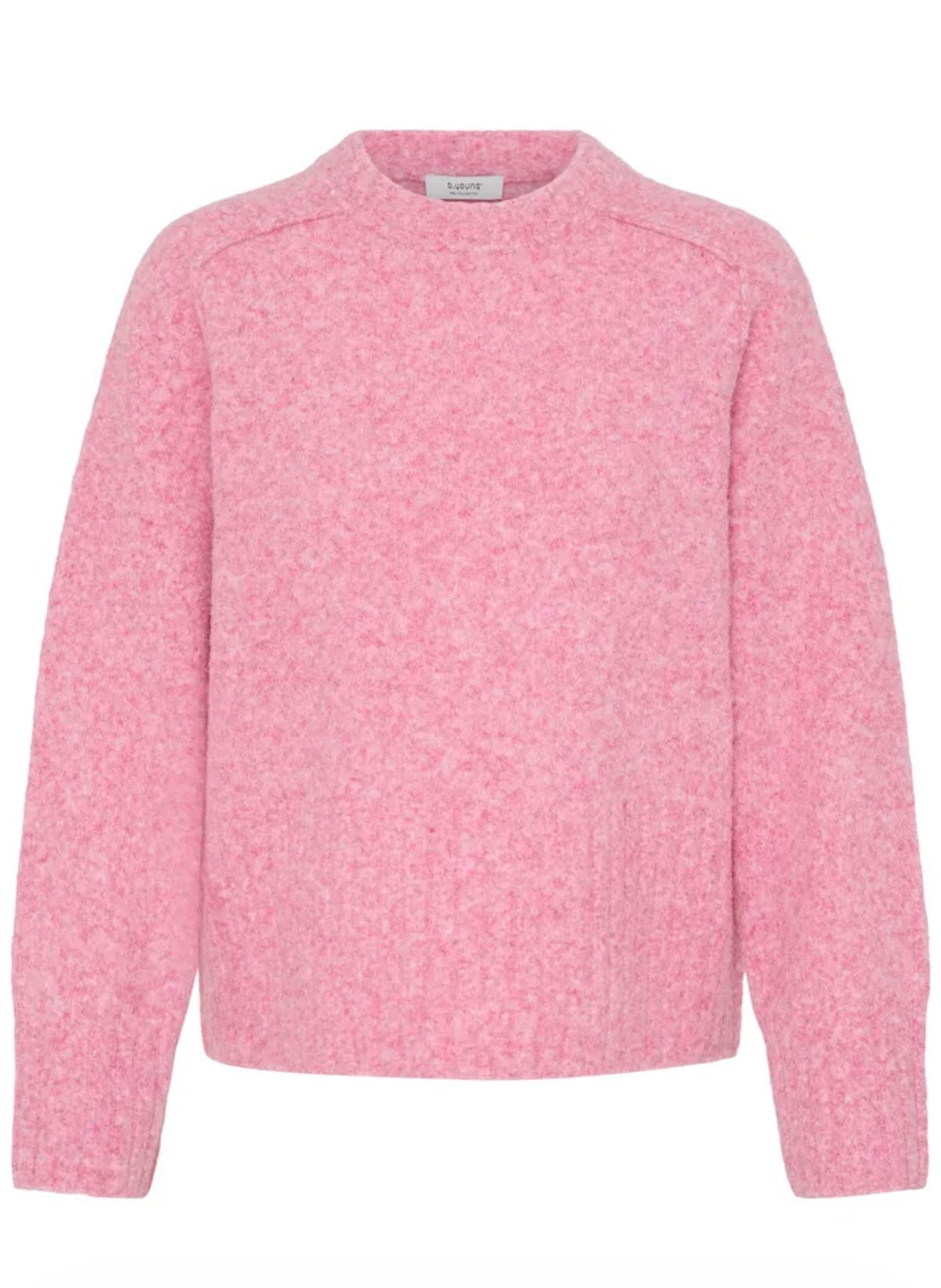 B YOUNG OMEA JUMPER - POLIGNAC PINK MELANGE