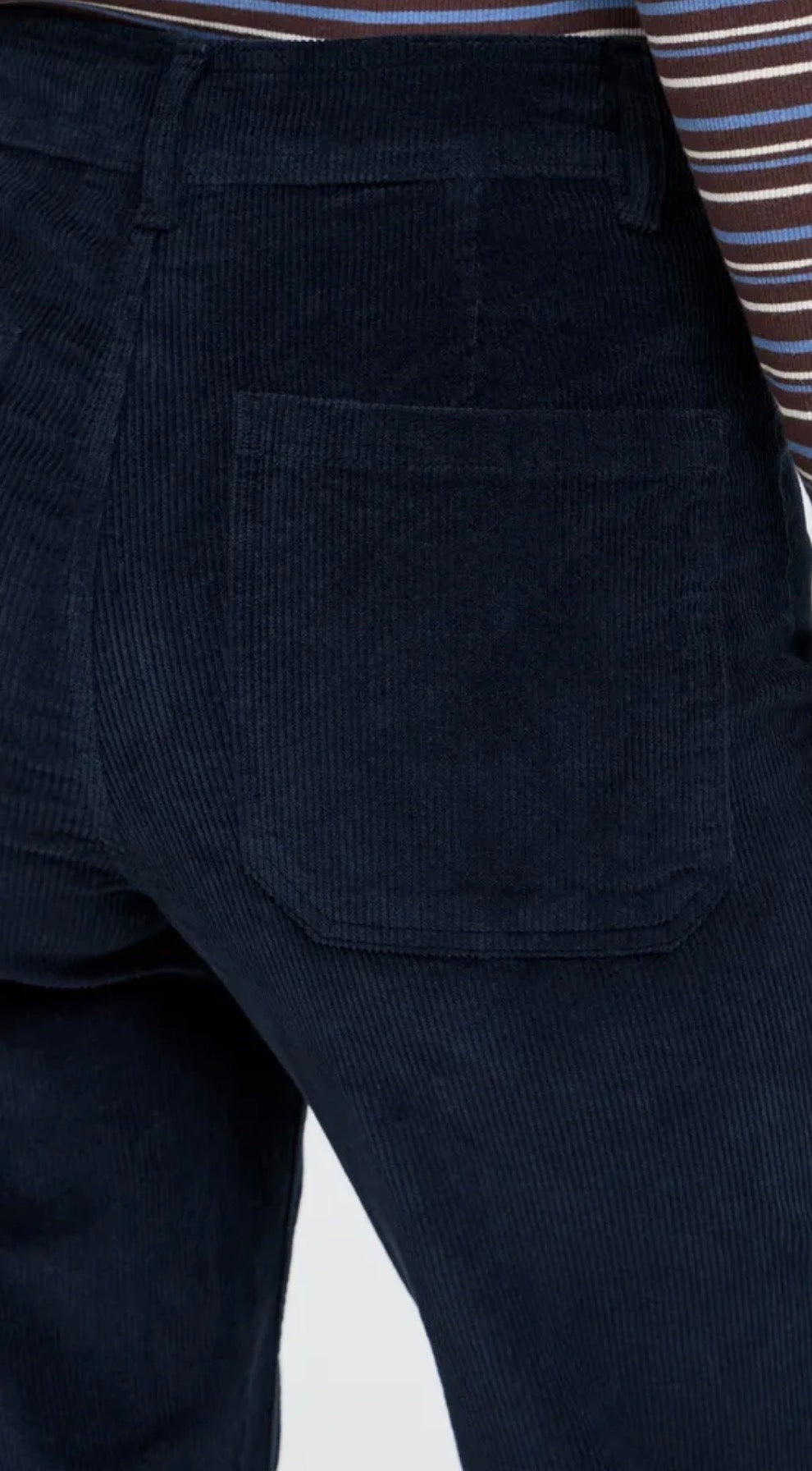 B YOUNG DASIK POCKET CORD PANTS - DARK SAPPHIRE