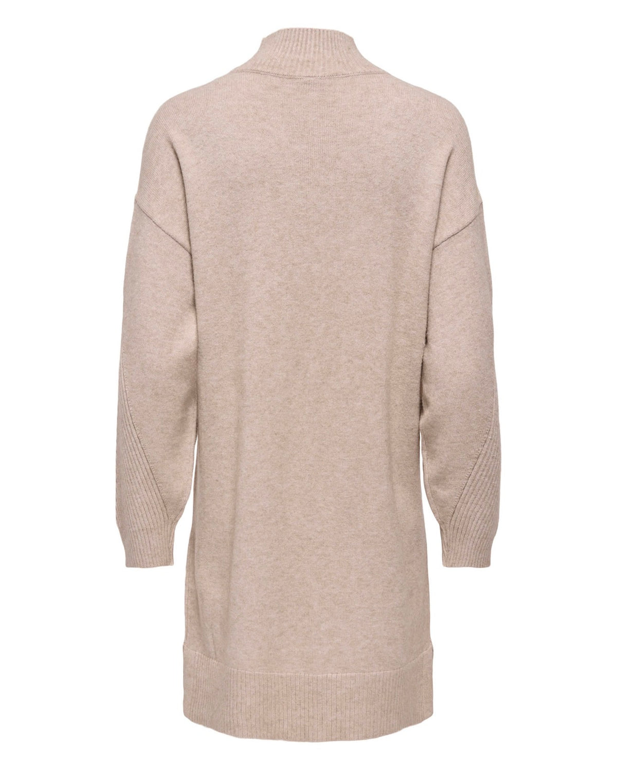 ONLY PRINCESS LS HIGHNECK DRESS - MOCHA MERINGUE/ MELANGE