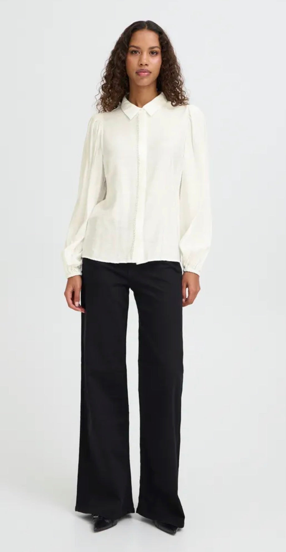 ICHI RHINES SHIRT - CLOUD DANCER