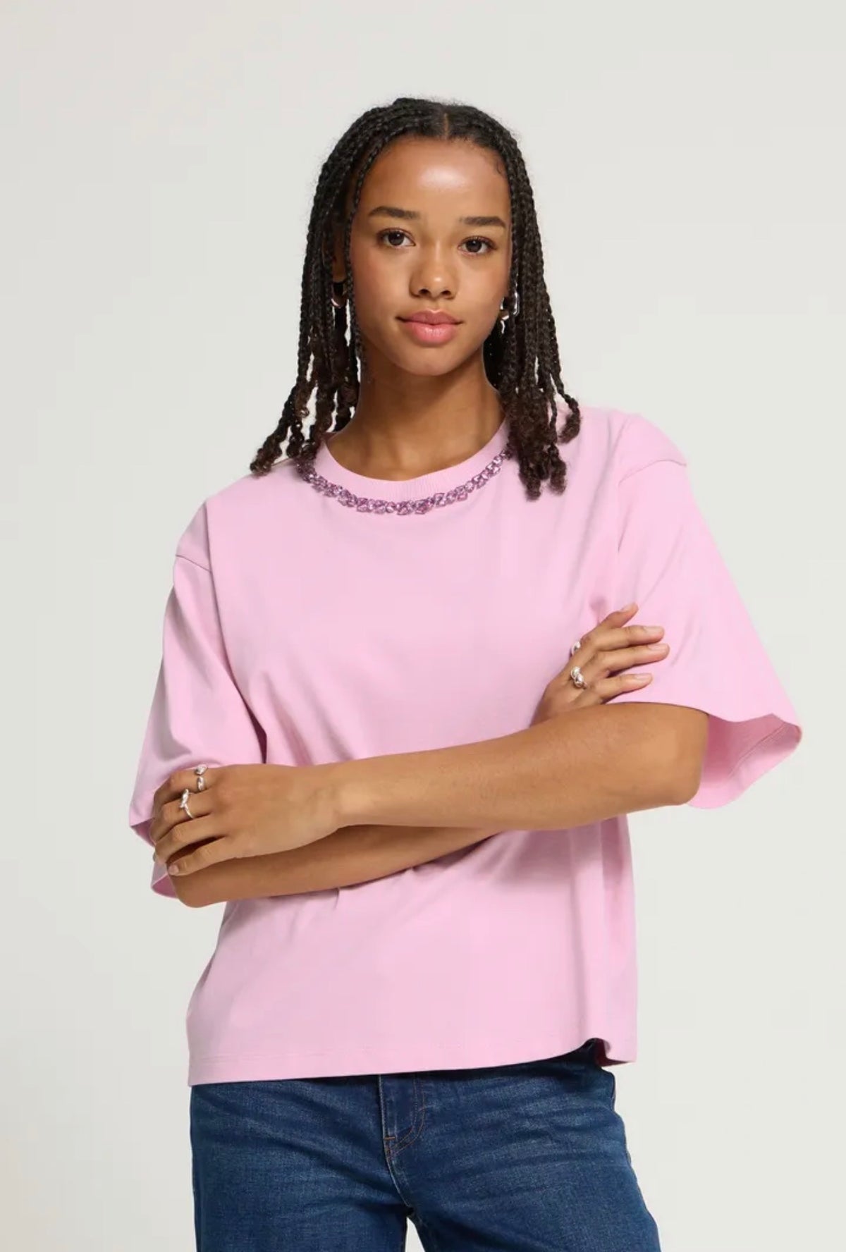 ICHI PETRO SS TOP - CAMEO PINK
