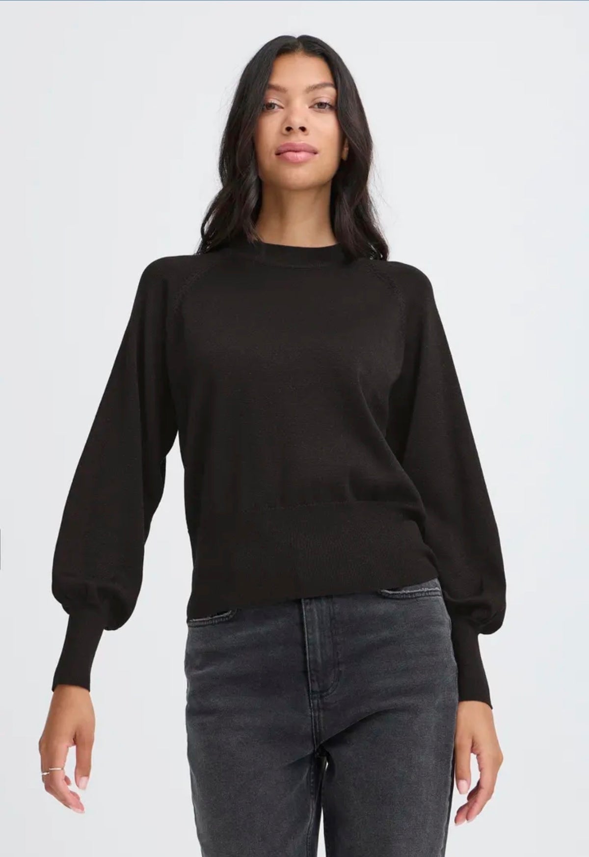 B YOUNG MOBBE JUMPER - METEORITE SHIMMER