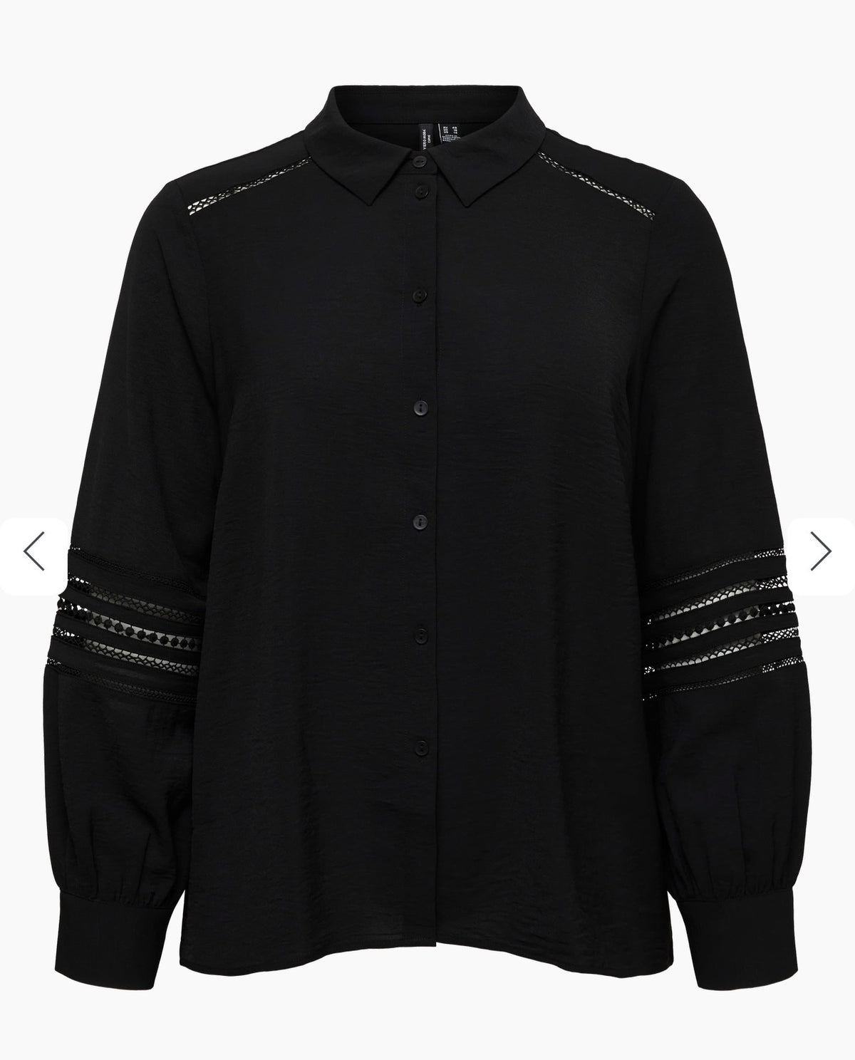 Vero Moda Musla LS Shirt - 10349821 - Black