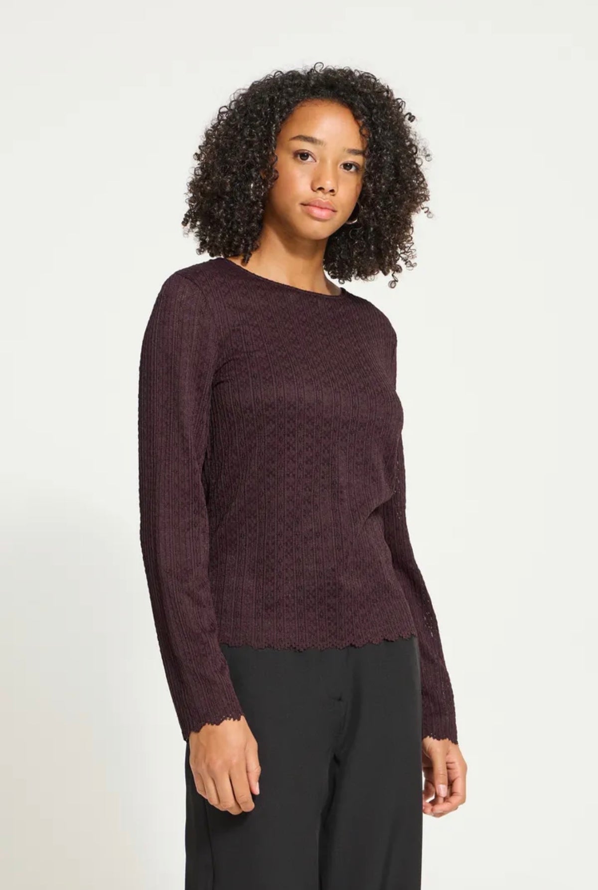 ICHI NOJELLA LS TOP - FUDGE