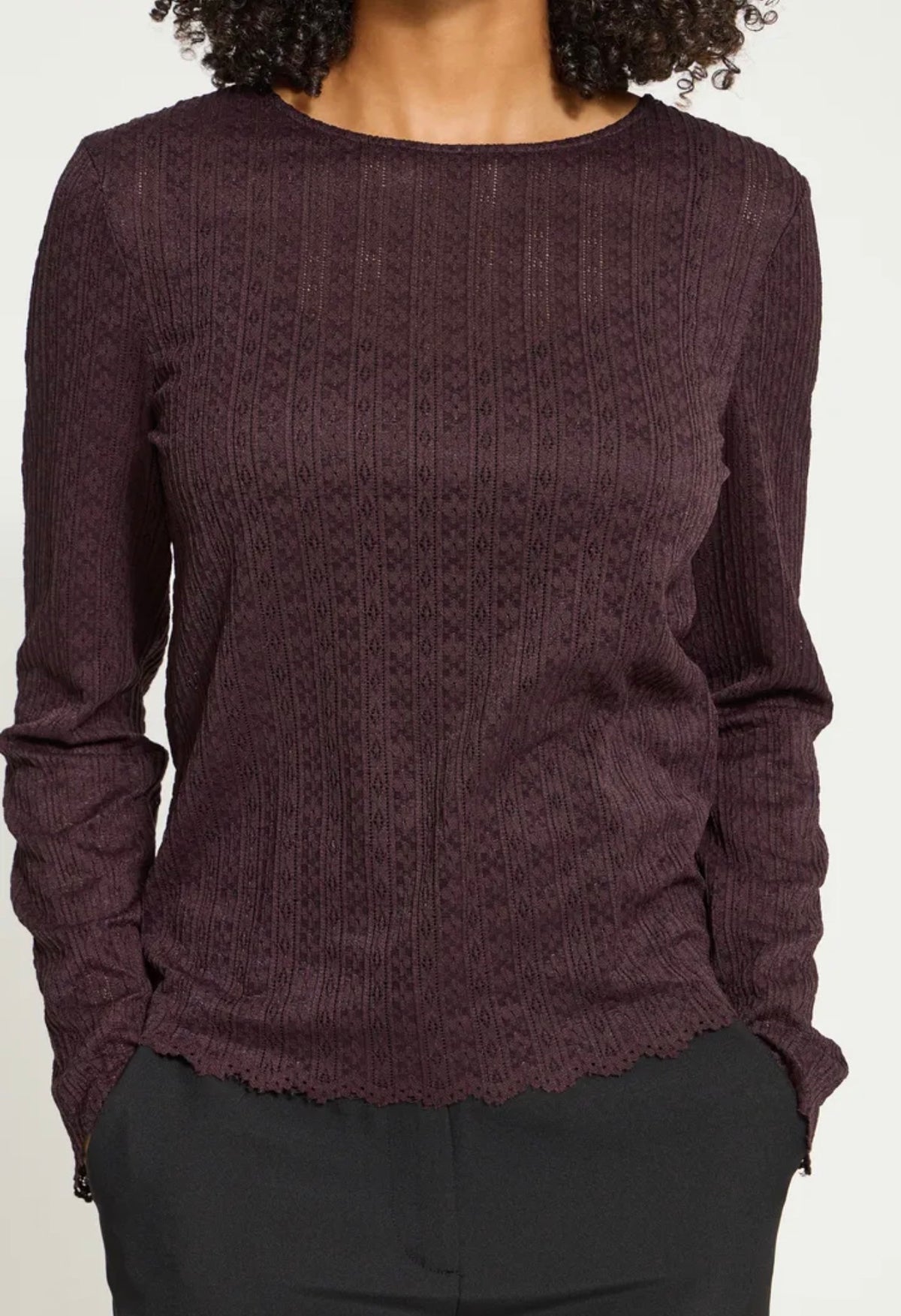 ICHI NOJELLA LS TOP - FUDGE