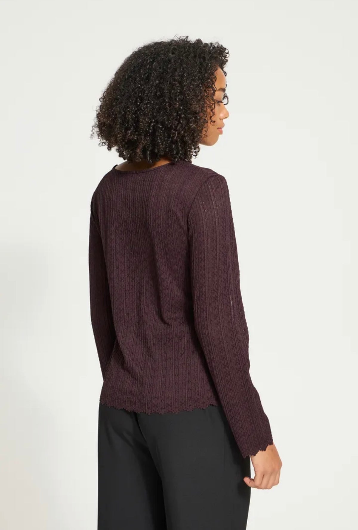 ICHI NOJELLA LS TOP - FUDGE