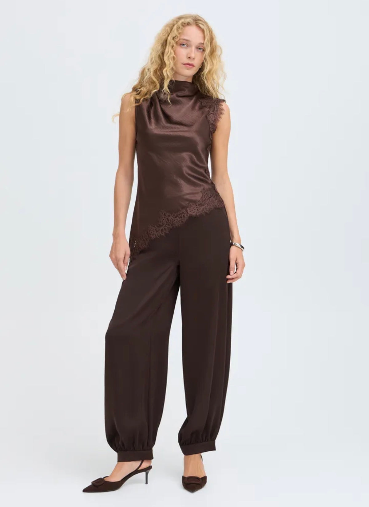 B YOUNG ISA BALLOON PANTS - JAVA
