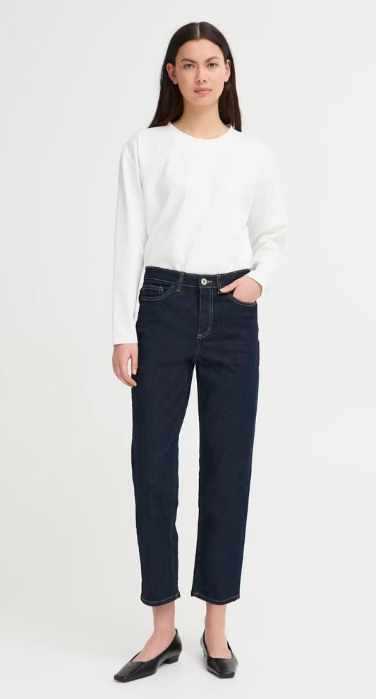 ICHI TWIGGY RAVEN JEANS - DENIM AUTHENTIC BLUE