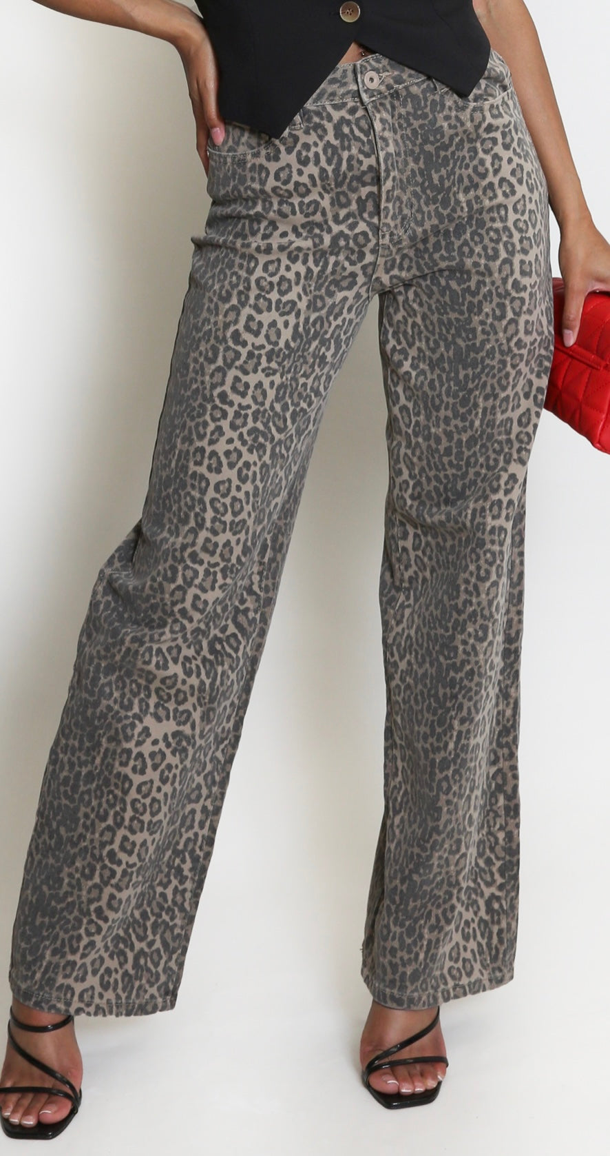 Leopard Stretchy Jeans