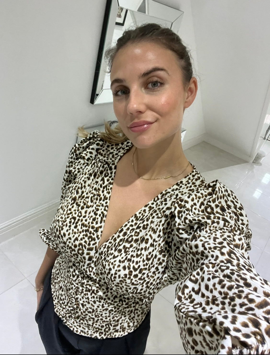 Leopard Blouse