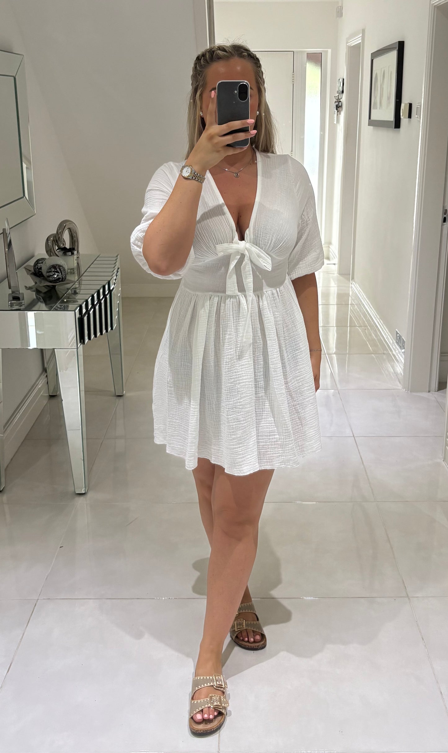 Chelsea Summer Cheesecloth Dress