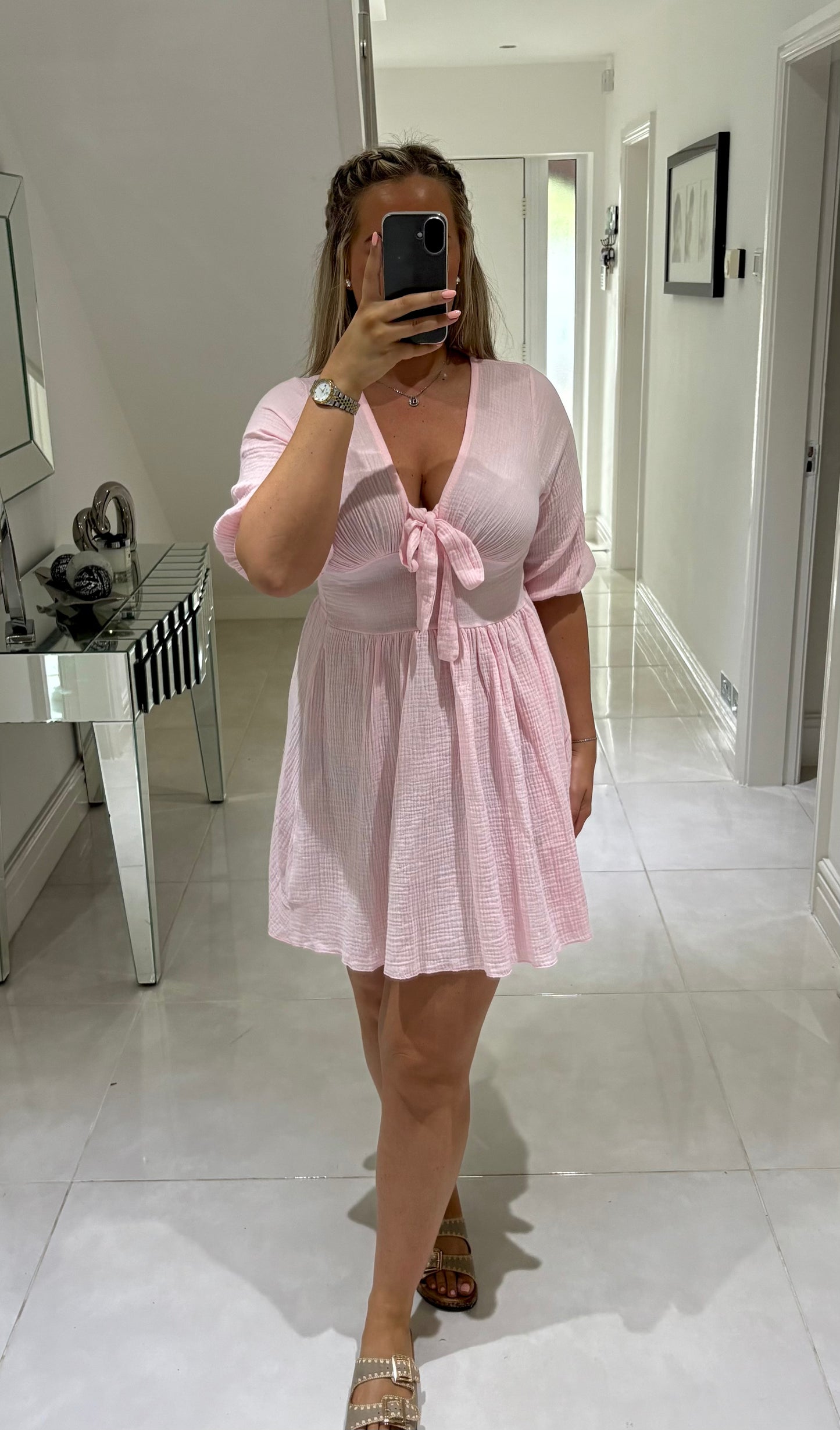 Chelsea Summer Cheesecloth Dress