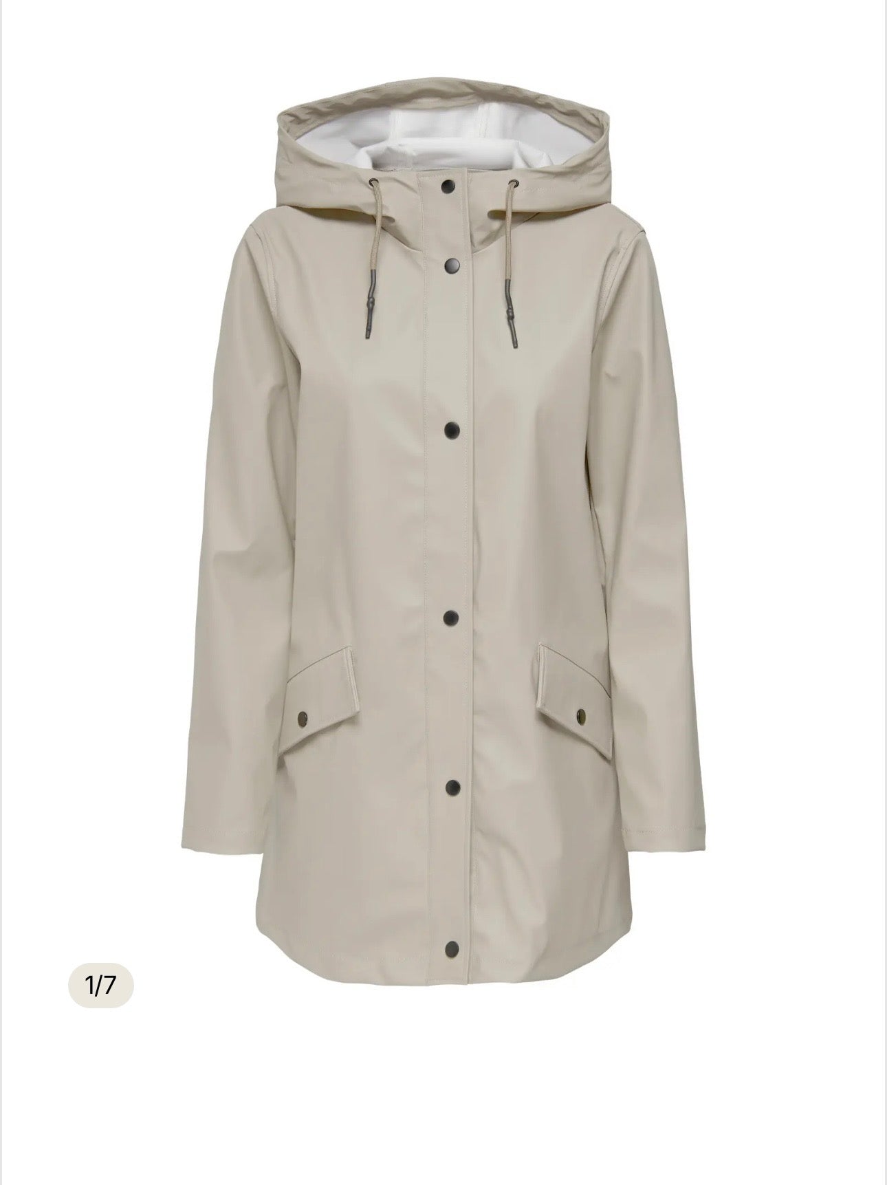 ONLY LELISA RAINCOAT SILVER LINING
