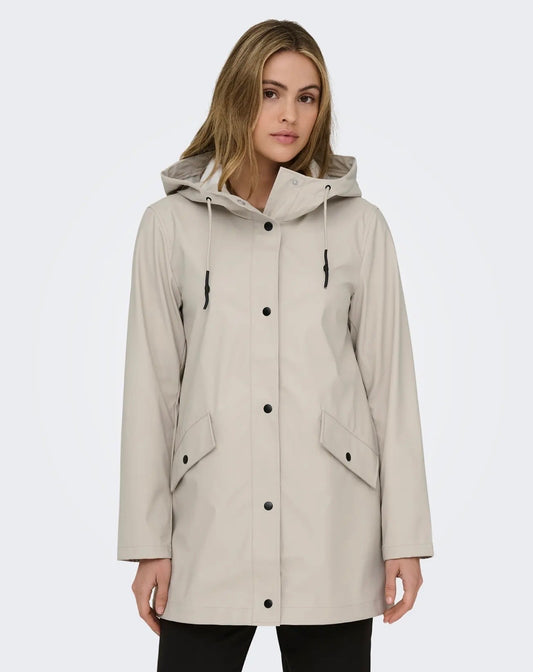 ONLY LELISA RAINCOAT SILVER LINING