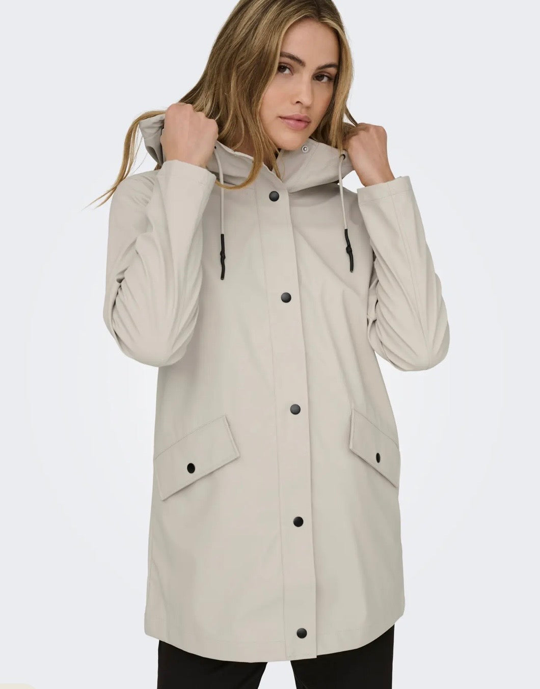 ONLY LELISA RAINCOAT SILVER LINING