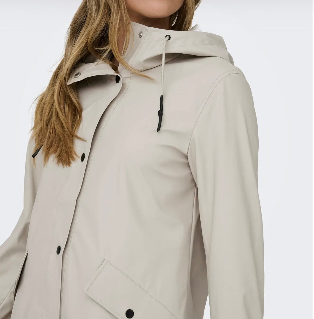 ONLY LELISA RAINCOAT SILVER LINING