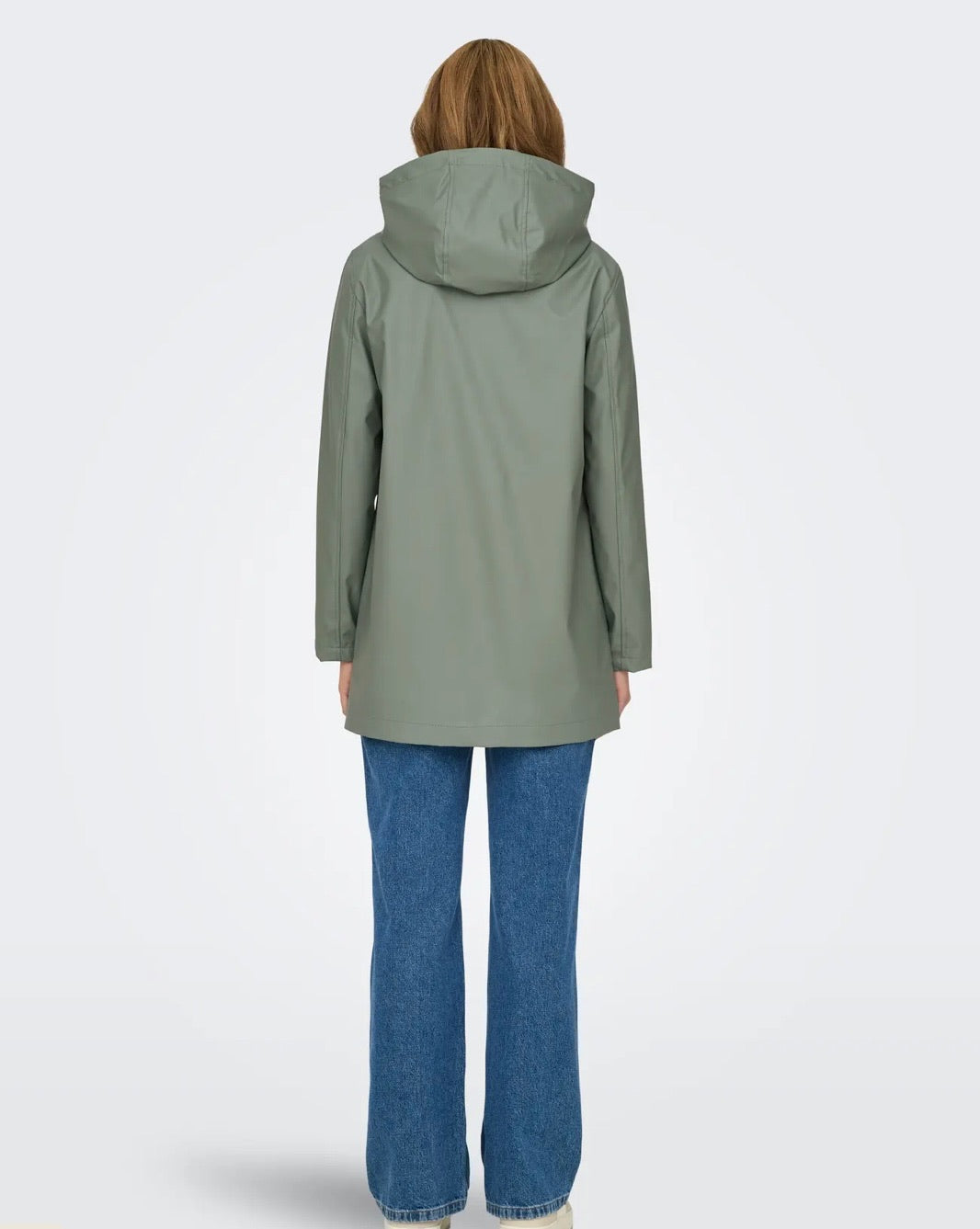 ONLY LELISA RAINCOAT AGAVE GREEN