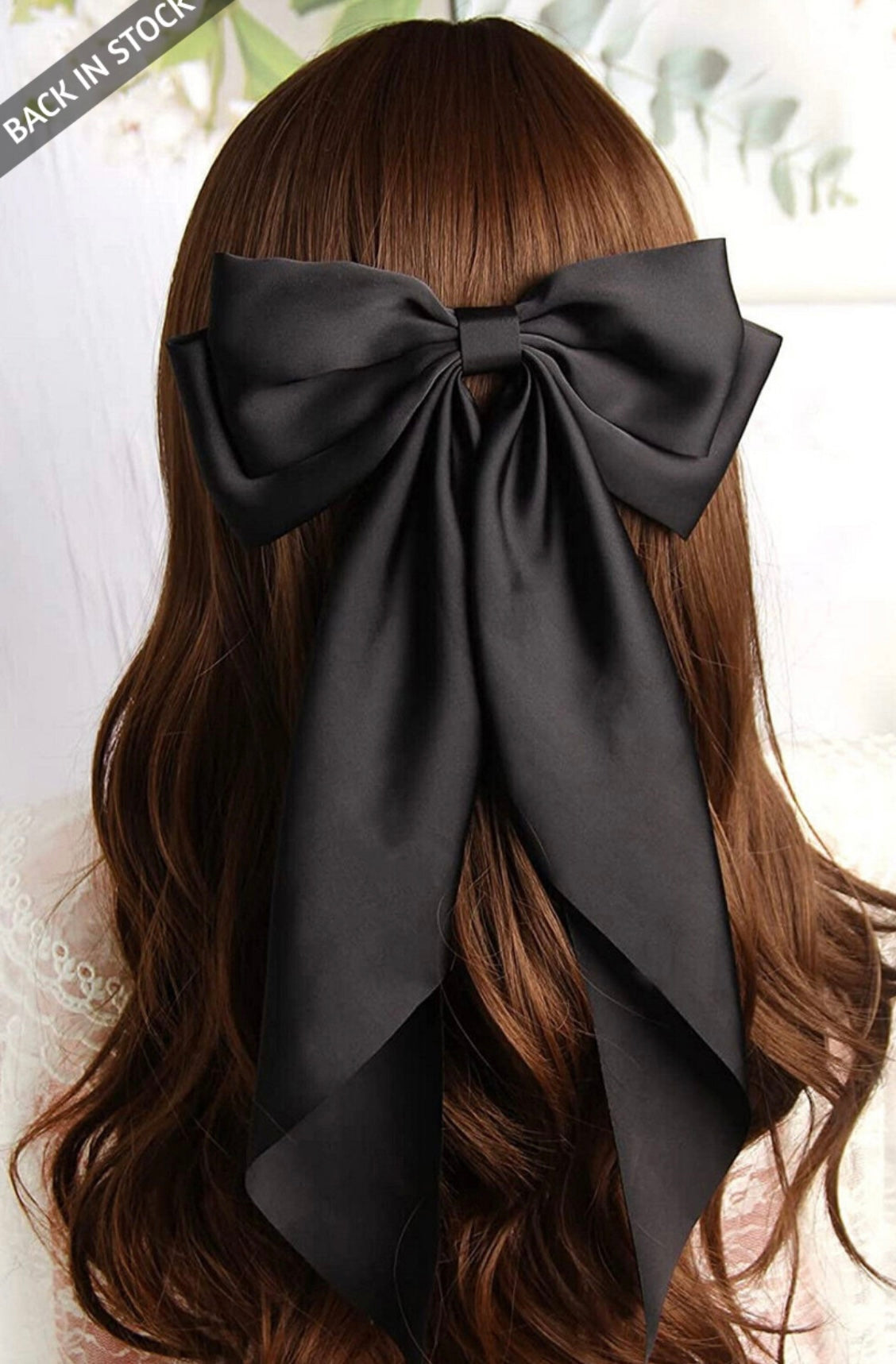 Black Hair Bow