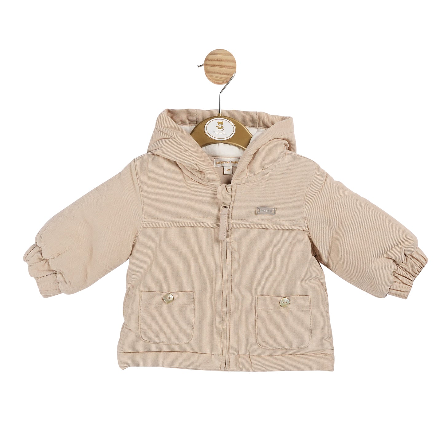 MINTINI  Beige Needlecord Jacket MB6007A