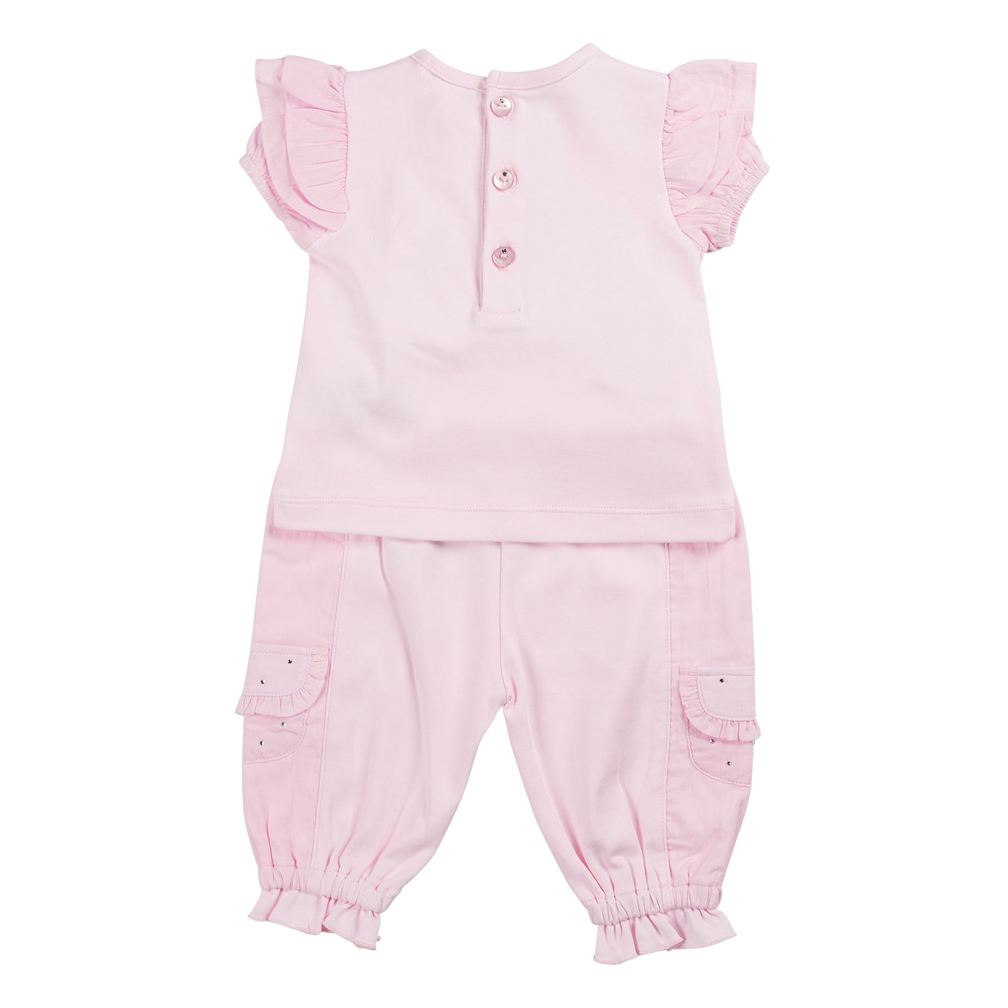 MINTINI PINK TOP AND TROUSER SET