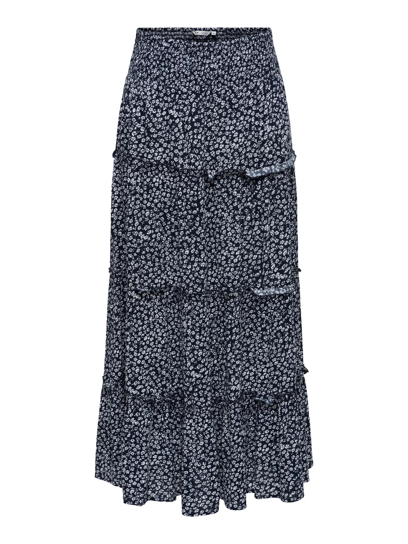 ONLY FERNANDA LIFE LAYERED LONG SKIRT 15375238 NIGHT SKY/FERNANDA FLOWER