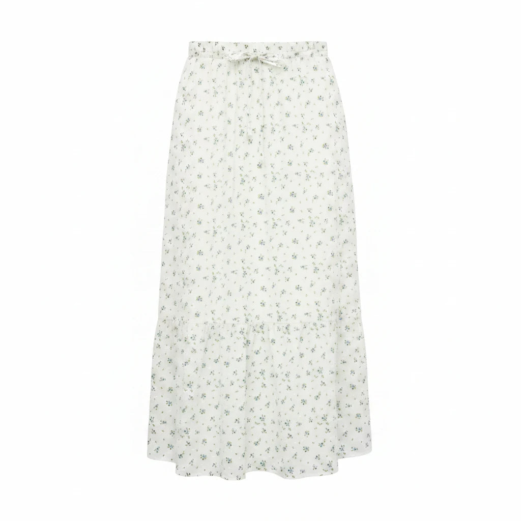 VERO MODA TRINE MAXI SKIRT SNOW WHITE / MARGUERITE