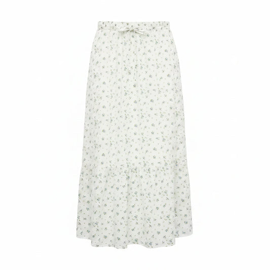 VERO MODA TRINE MAXI SKIRT SNOW WHITE / MARGUERITE