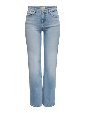 ONLY BLUSH MID STRAIGHT LIGHT  DENIM BLUE