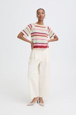 ICHI BANDIE CROCHET MULTICOLOUR TOP 20125661